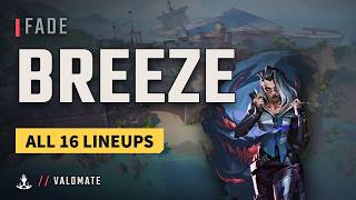 All 16 Fade Lineups on Breeze | VALORANT