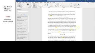 Comp Lit - Word 02  - Skill1 - Find and Replace Text