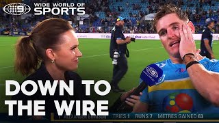 AJ Brimson reacts to EPIC grandstand finish | Wide World of Sports