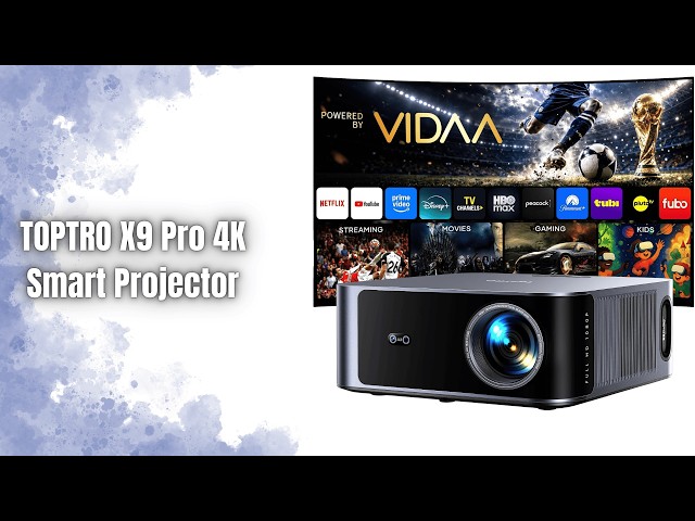 TOPTRO X9 Pro 4K Projector Review | 920 ISO Lumens, Dolby Audio