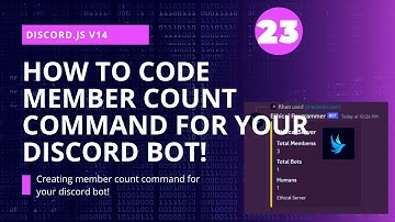 Discord.js v14 Tutorial: Creating a Member Count Command for Your Discord Bot