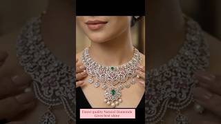 Natural Diamond Necklace #diamondjewellery #mljgold