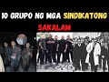 10 mga nakakatakot na grupo ng sindikato