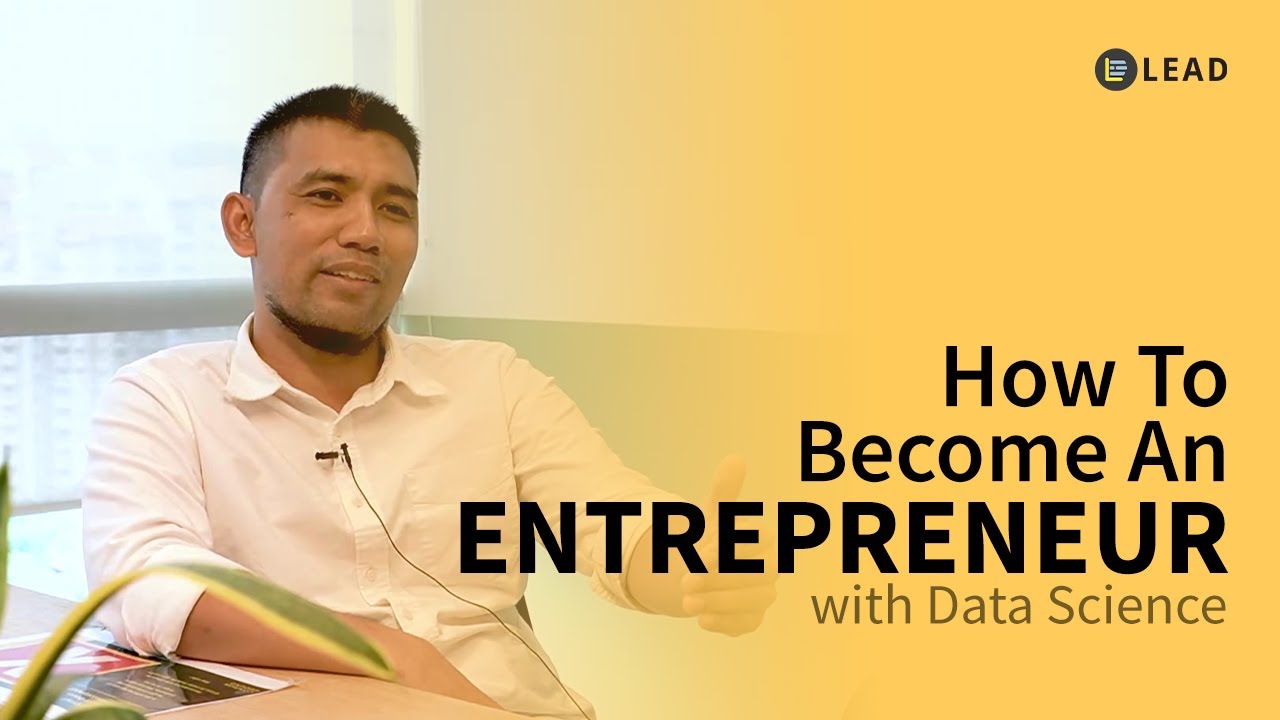 How to Become An Entrepreneur with Data Science, with Meor Amer.
