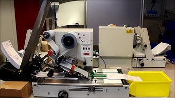 Automatic labelling of Sports/Concert Tickets with transparent stickers with LAB510