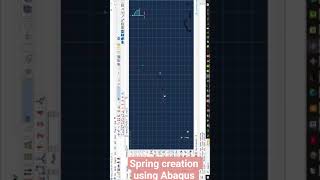 Spring  creation using #abaqus