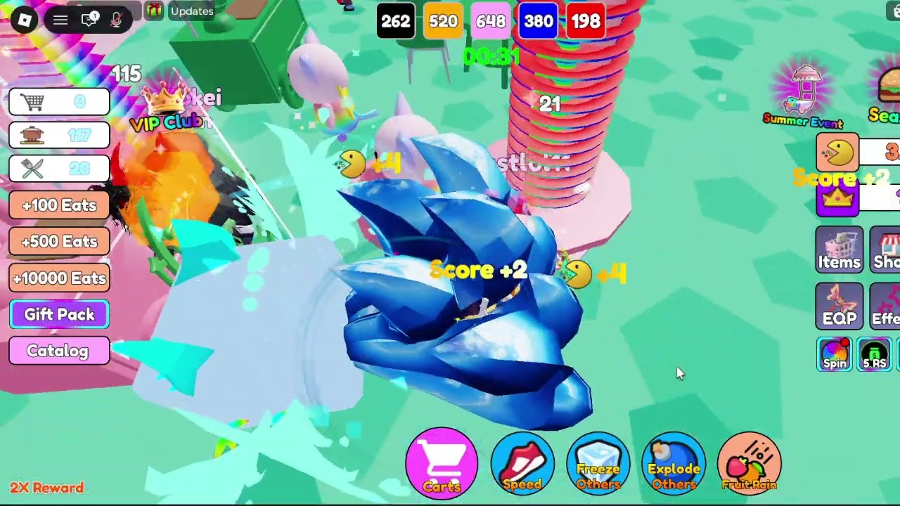 Eat the same color food challenge #1