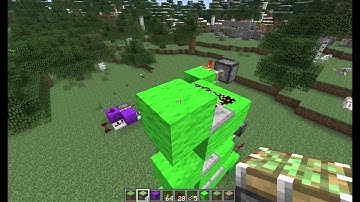 Minecraft Tutorial: Vertical Non-Sticky Quadruple Piston Extender