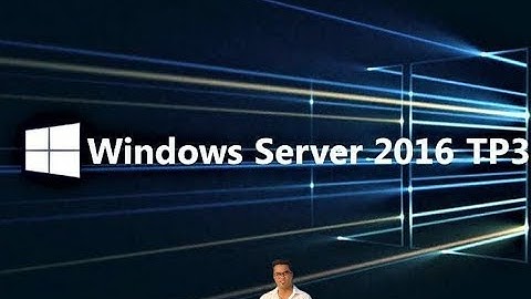 Windows Server 2016 Interface