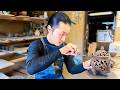 【神秘の陶芸職人】香炉ができるまで – 福岡上野焼・庚申窯の制作工程 | 作業音と静寂の記録
