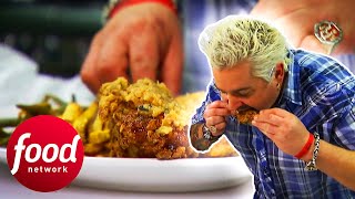 Guy Fieri Explores Greek Food In Bakersfield California! | Diners Drive-Ins & Dives