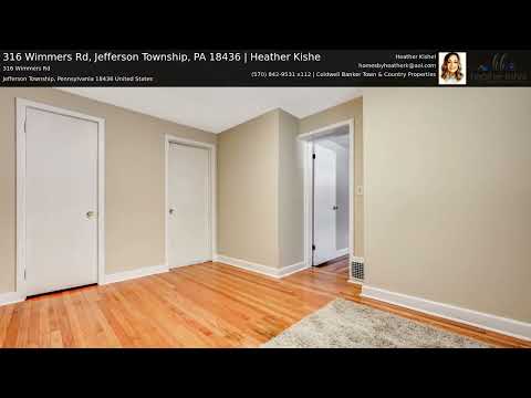 316 Wimmers Rd, Jefferson Township, PA home video tour
