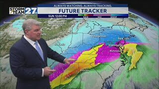 Tracking Snow Showers, Cold Temperatures, And A Winter Storm