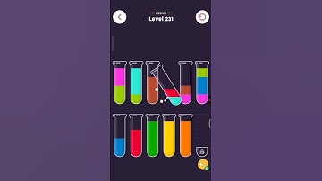 Color Water  Puzzle Sort Video❤️Level 231 #games #puzzle #gameplay #watercolorsort #puzzlegame