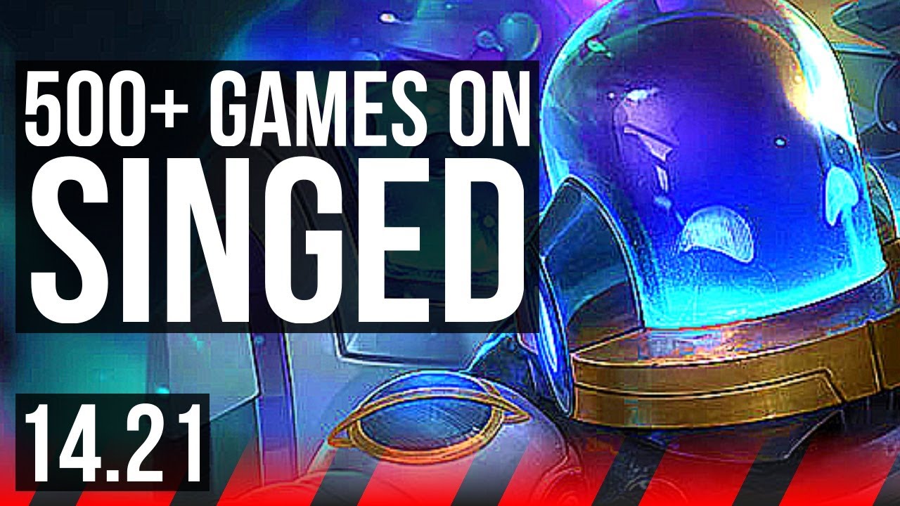 SINGED vs DARIUS (TOP) | 500+ games | KR Master | 14.21