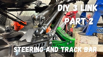 How to build 3 Link Front Suspension, Jeep Wrangler YJ Part 2: Track Bar & Steering
