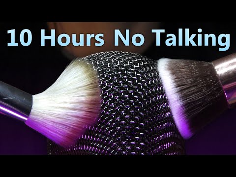 ASMR 10 Hours of Mic Brushing & Scratching - Relaxing Sounds for Sleep | No Talking No Ads