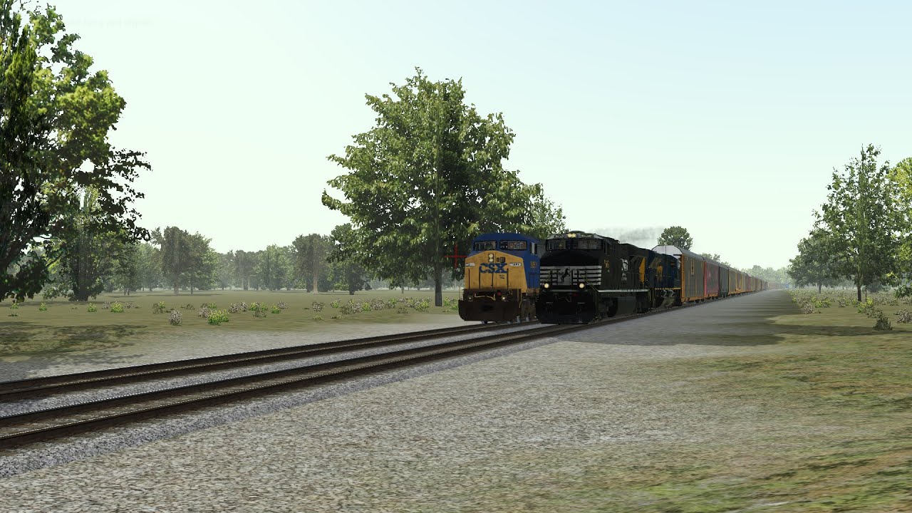 Run 8 V3 CSXT M367 22 Races M267 23 Near Milepost CP 245 - YouTube