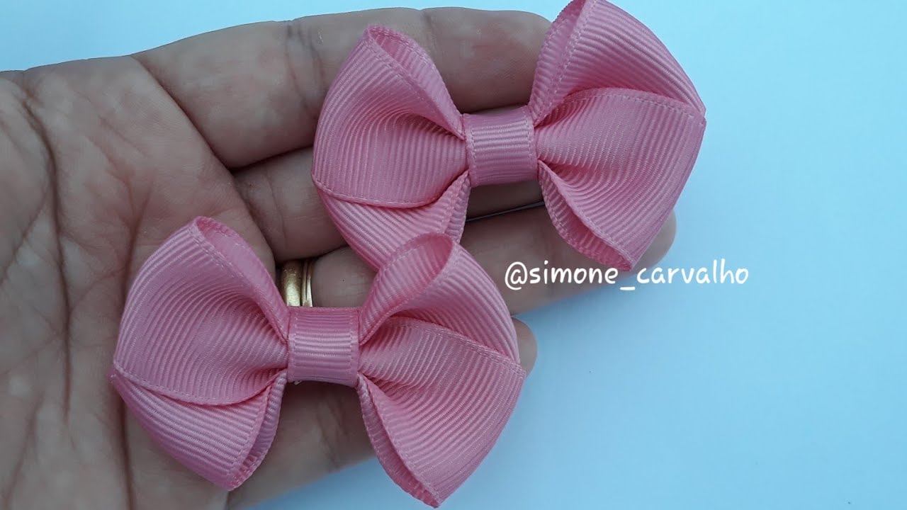 Mini lacinhos cruzado