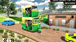 Tuk Tuk Rickshaw Driving Simulator Transport Games - Double Rickshaw Driver screenshot 4