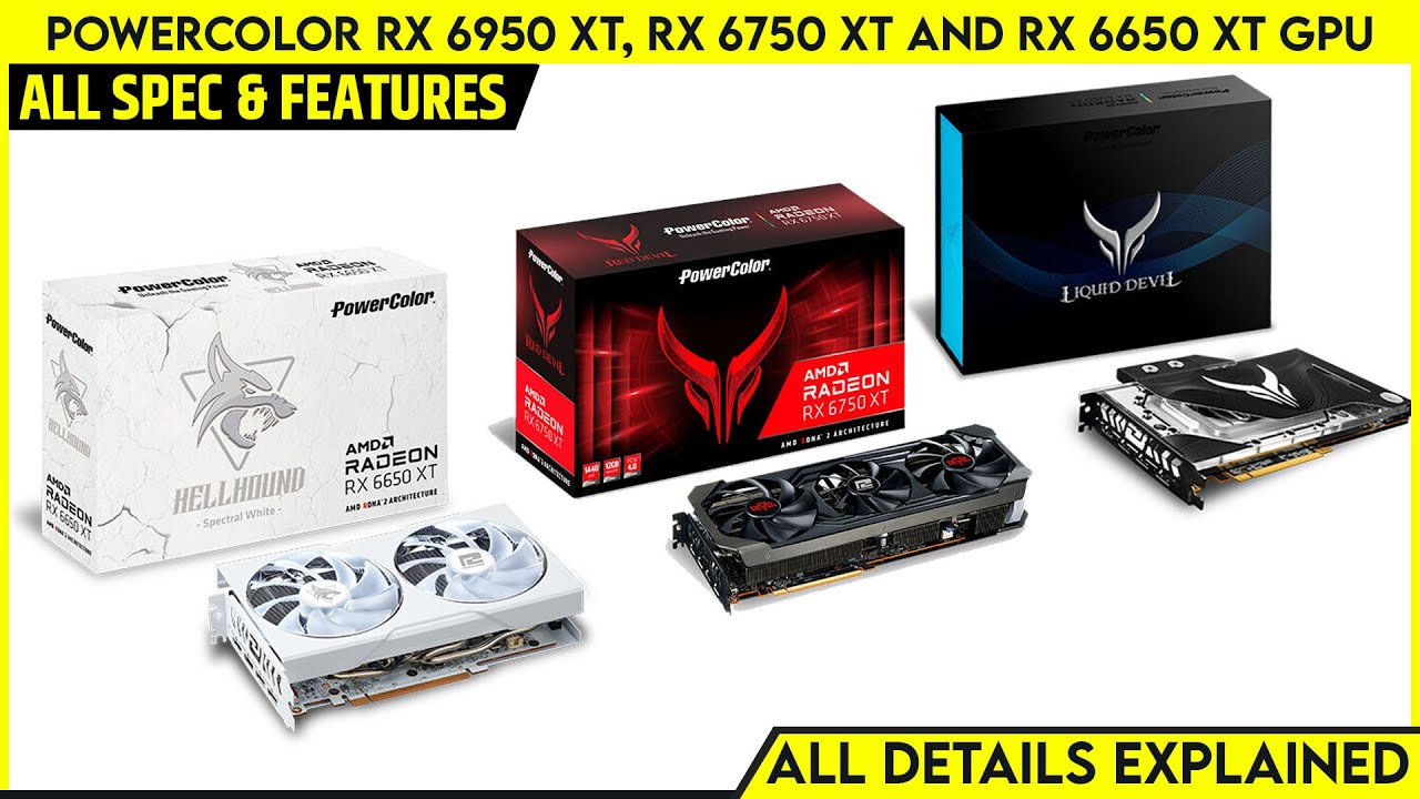  PowerColor Hellhound Spectral White AMD Radeon RX 6650 XT  Graphics Card with 8GB GDDR6 Memory : Electronics