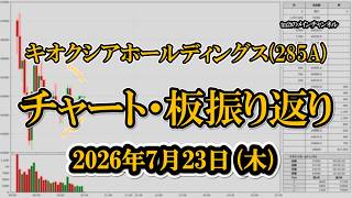 2026-07-23 キオクシアホールディングス（285A） チャート＆板