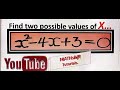 How to solve quadratic equations using the quadratic formulae