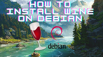 how to install wine on debian