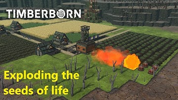 Timberborn ep7 - Using Explosives To Bring Life Back To The Baren Lands