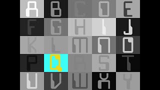 Artistic Alphabet, Color Series, Q