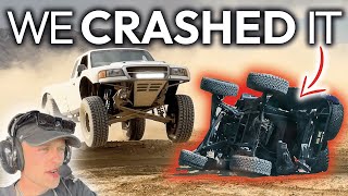 We FLIPPED a TRUCK - OFFROAD Full Send in the Desert with PRERUNNERS- OG Schaefchen