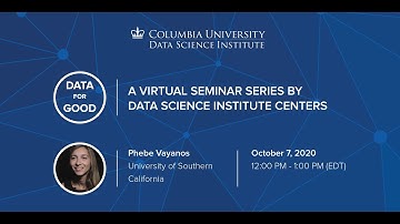 Data for Good: Phebe Vayanos, University of Southern California
