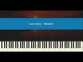 Love Story Bandari Piano Tutorial 