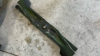 How to easily sharpen your lawnmower blade! Watch completely to end before doing your own! by Mechanic Ninja 2,394 views 3 weeks ago 6 minutes, 33 seconds