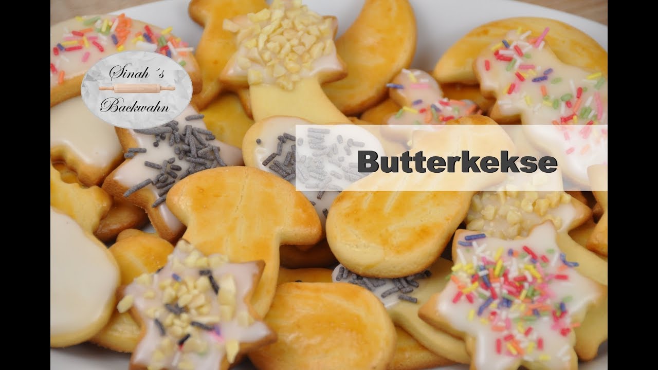 Butterkekse - schnell und einfach - YouTube