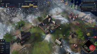 Age of Empires IV defending MONGOL TC rush as RUS