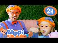 Blippi and Layla Enjoy Tea Time at Mochas &amp; Minis! | 1 HOUR OF BLIPPI TOYS!