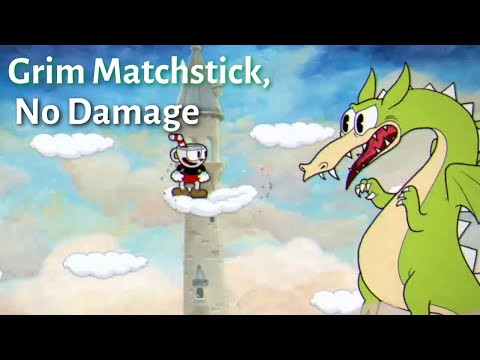 How to beat Grim Matchstick (No Damage) | Cuphead