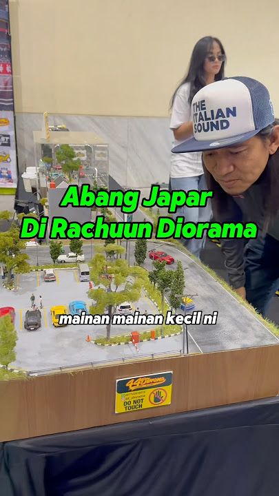 Abg Japar terachun dengan diorama. #diorama #diecast #car #creative #toys #hobby #collection