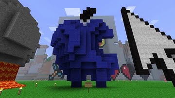 Minecraft Pixel Art :: 3 :: Apple Logo & Windows Cursor