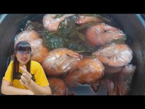 MAG HARVEST TAYO NG TALBOS NG KAMOTE SA SCHOOL PANG SAHOG SA SINIGANG NA HIPON