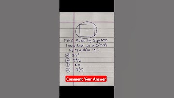 Find area of a square inscribed in a circle of radius r