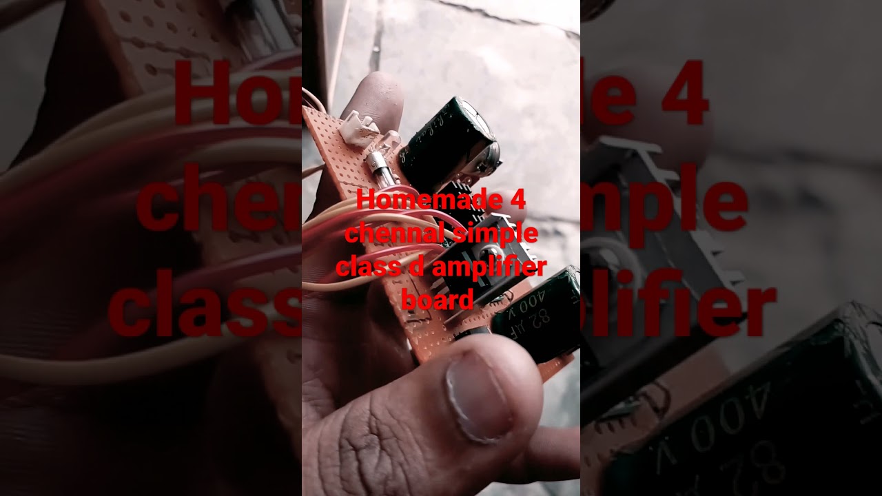 Watch Homemade 4 chennal simple class d amplifier board (sound test jald ayegaa on YouTube Watch Homemade 4 chennal simple class d amplifier board (sound test jald ayegaa on YouTube