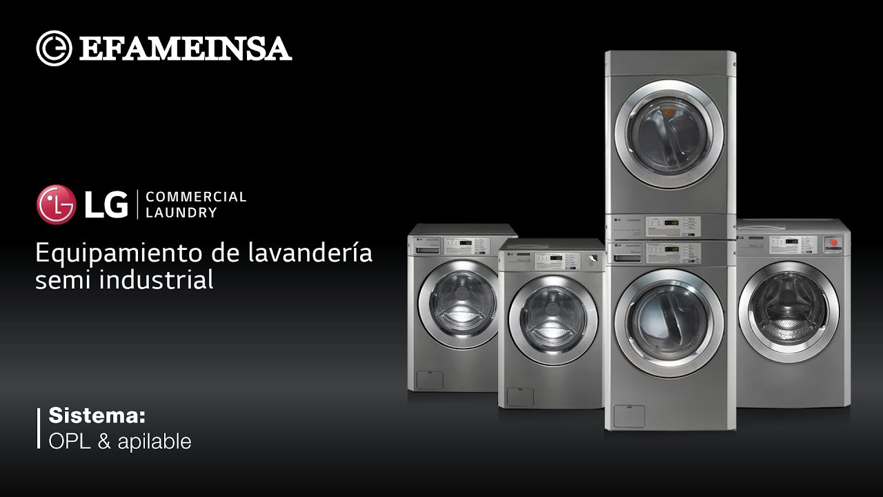 LG Laundry System l de lavandería comercial de LG - YouTube