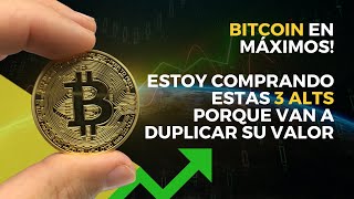 😱 #BITCOIN en máximos! LTC explotando! Estoy comprando estas 3 #ALTS porque van a duplicar su valor🚀