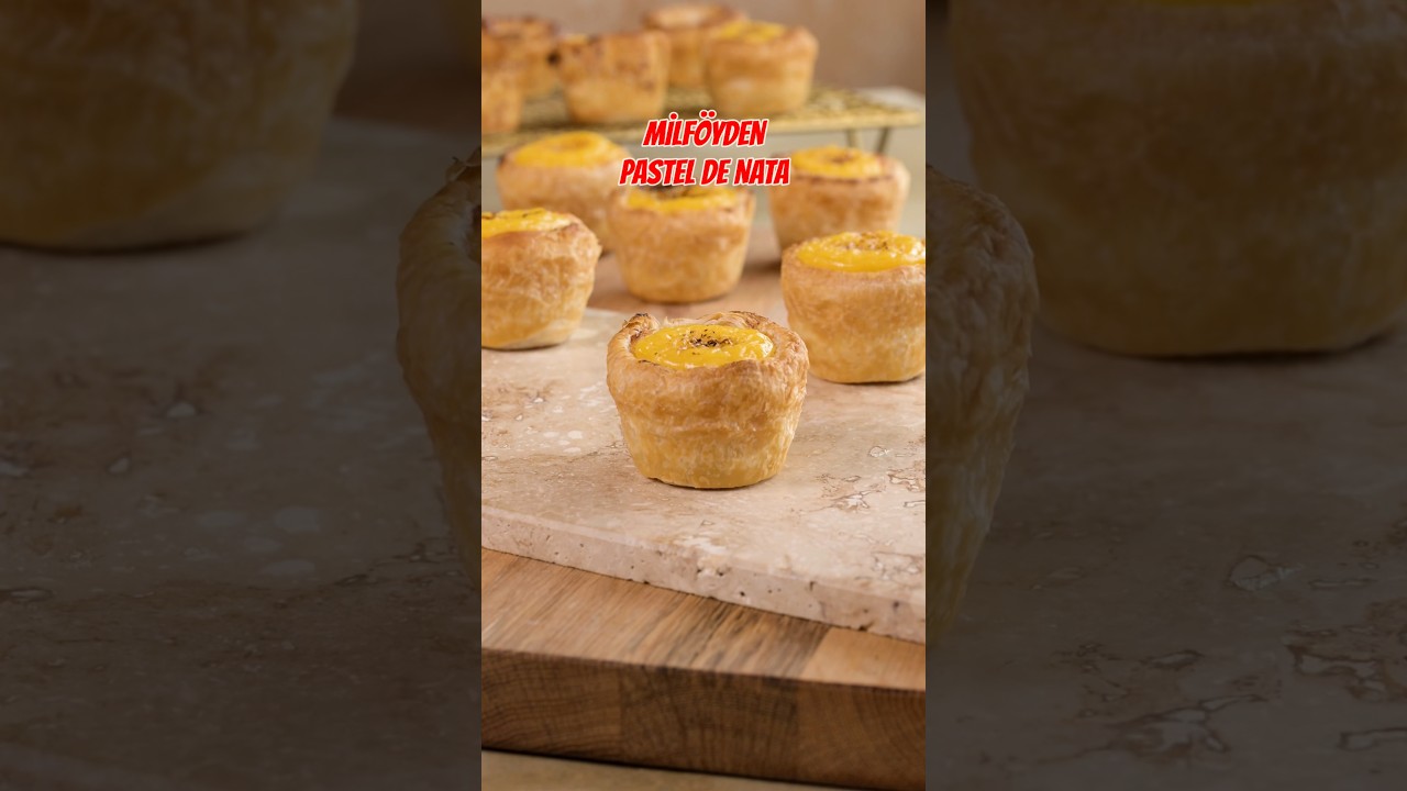 Portekiz esintisi | Milföyden Pratik Pastel de Nata Tarifi 😍