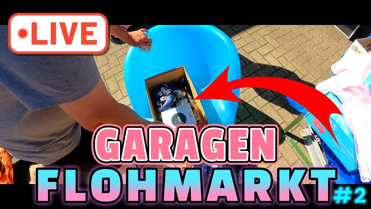 LIVE Flohmarkt Action #2 - Nintendo Gameboy Classic für 5€ ? - Garagentrödel Reselling Tipps