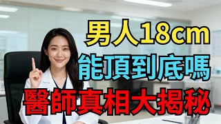 真相大揭秘!醫師說明:男人18cm真的能「頂到底」嗎?