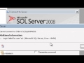 Microsoft SQL Server Error 18456 Login Failed for User