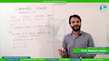 Mathematics | NUGFP | Chapter# 2 | Lecture 3 | By Prof. Nadeem Awan